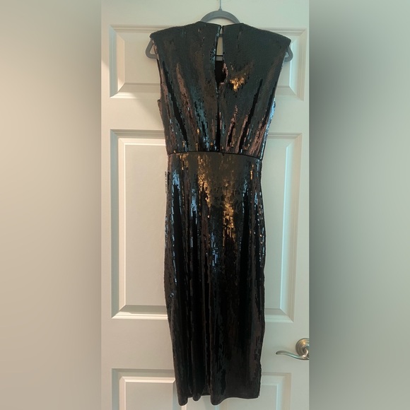 NWT Express Midi Sequin Dress (Espresso), Size XS - Picture 3 of 7